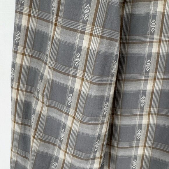 Roper Shirt Mens 2XL Gray‎ Collar Western Pearl Snap Thick Stitch Graphic Cowboy - Picture 13 of 16